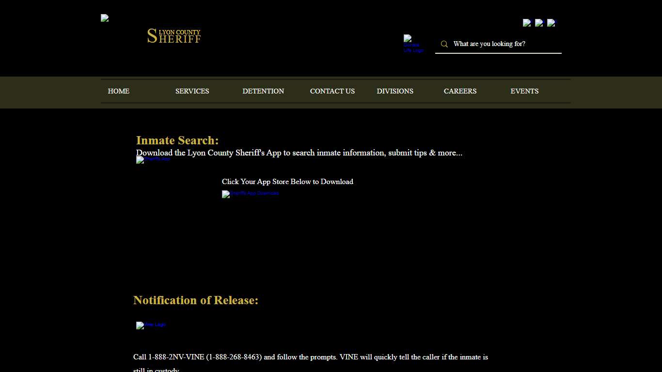 Inmate Search | LCSONV